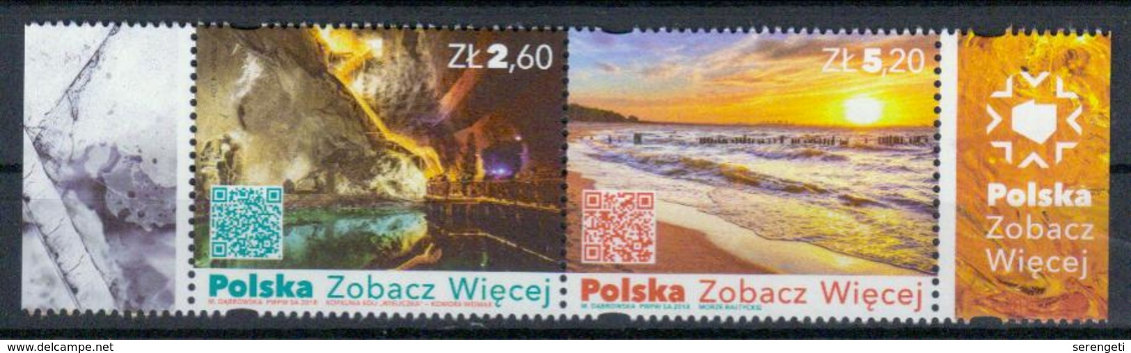 Polen 'Salzbergwerk U. Bernsteinstrand' / Poland 'Salt Mine & Amber Beach' **/MNH 2018 - Other & Unclassified