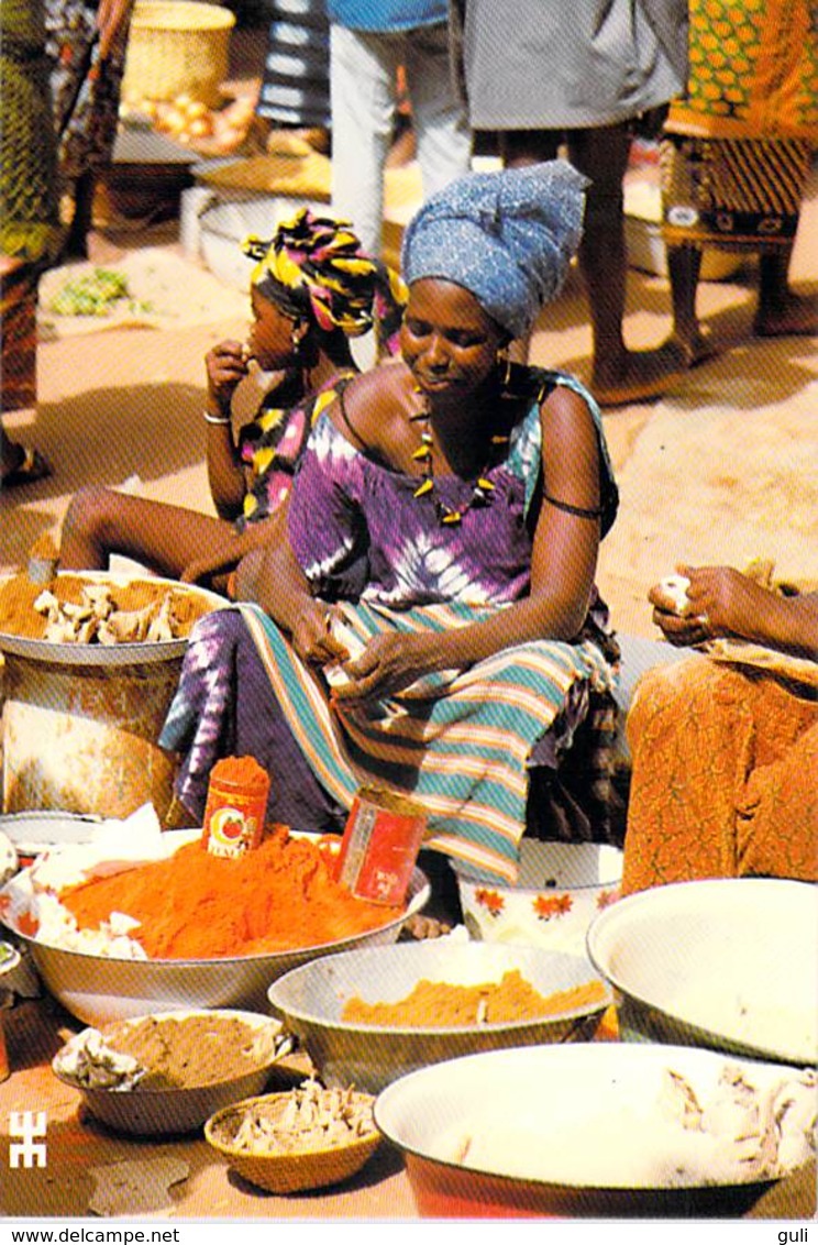 Afrique- BURKINA FASO BANFORA Marché Le Coin Des Condiments (poudres Tomates, Piment,sumbala, épices)  *PRIX FIXE - Burkina Faso