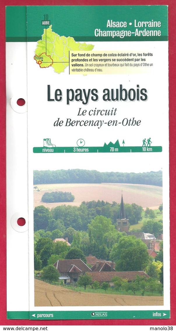 Fiches Randonnées Et Promenades, Le Pays Aubois, Le Circuit De Bercenay En Othe, Aube (10), Région Champagne Ardenne - Sports