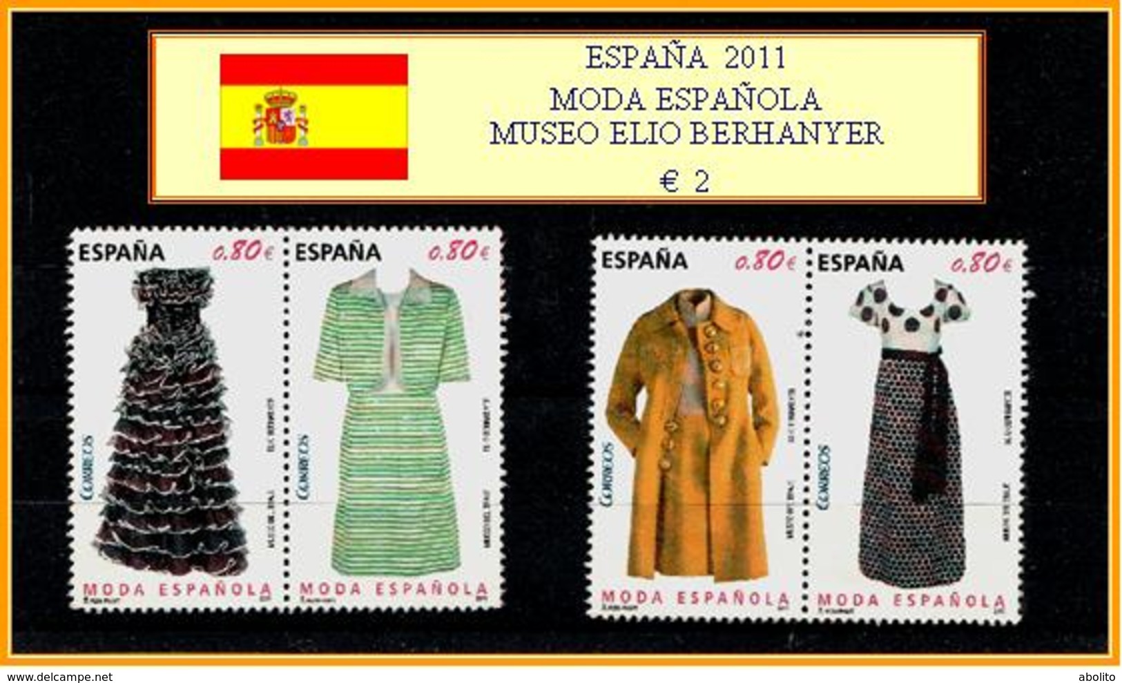 ESPAÑA  2011 - MODA ESPAÑOLA - MUSEO ELIO BERHANYER - Usados