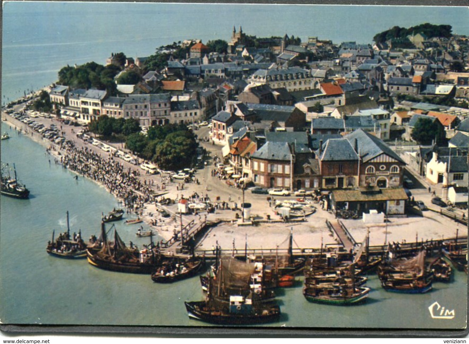 CPM - LE CROTOY - Vue Aérienne - L'Estacade - Bateaux De Pêche - Le Crotoy