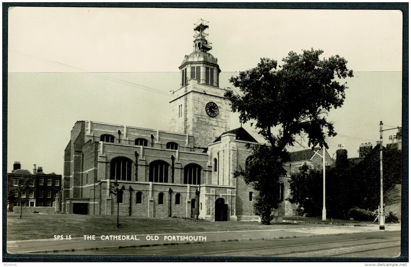 RB 1213 -  Early Real Photo Postcard - The Cathedral - Old Portsmouth Hampshire - Portsmouth