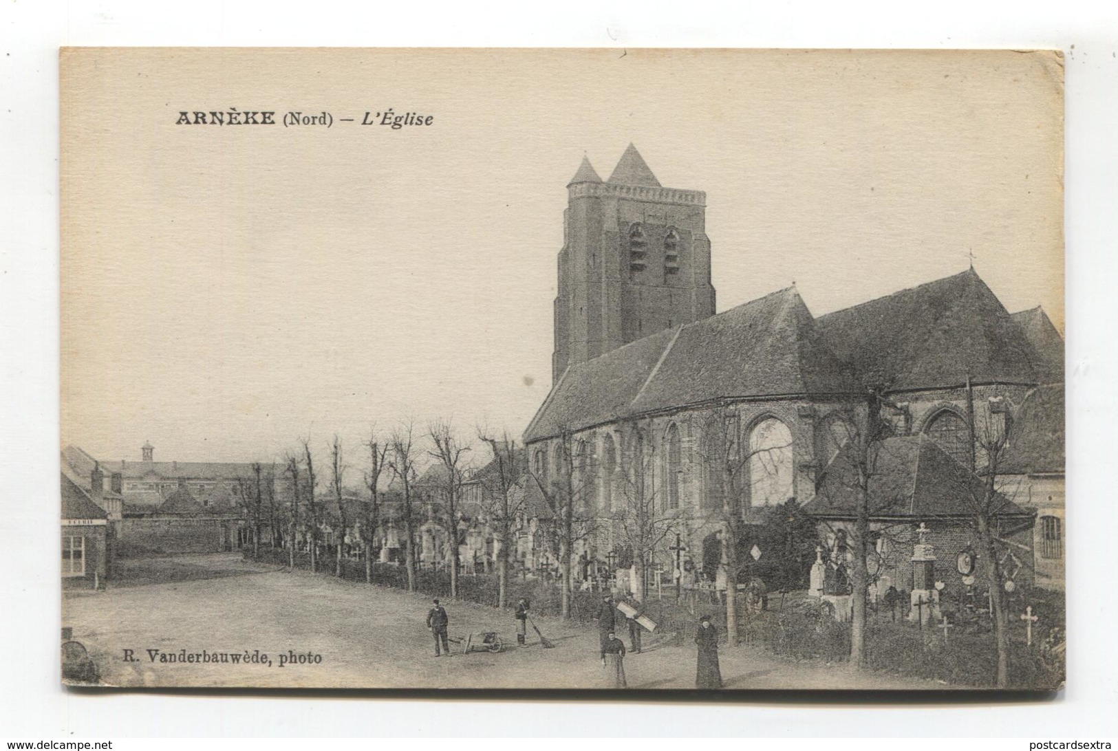 Arnèke (59, Nord) - L'Église - CPA - Other & Unclassified