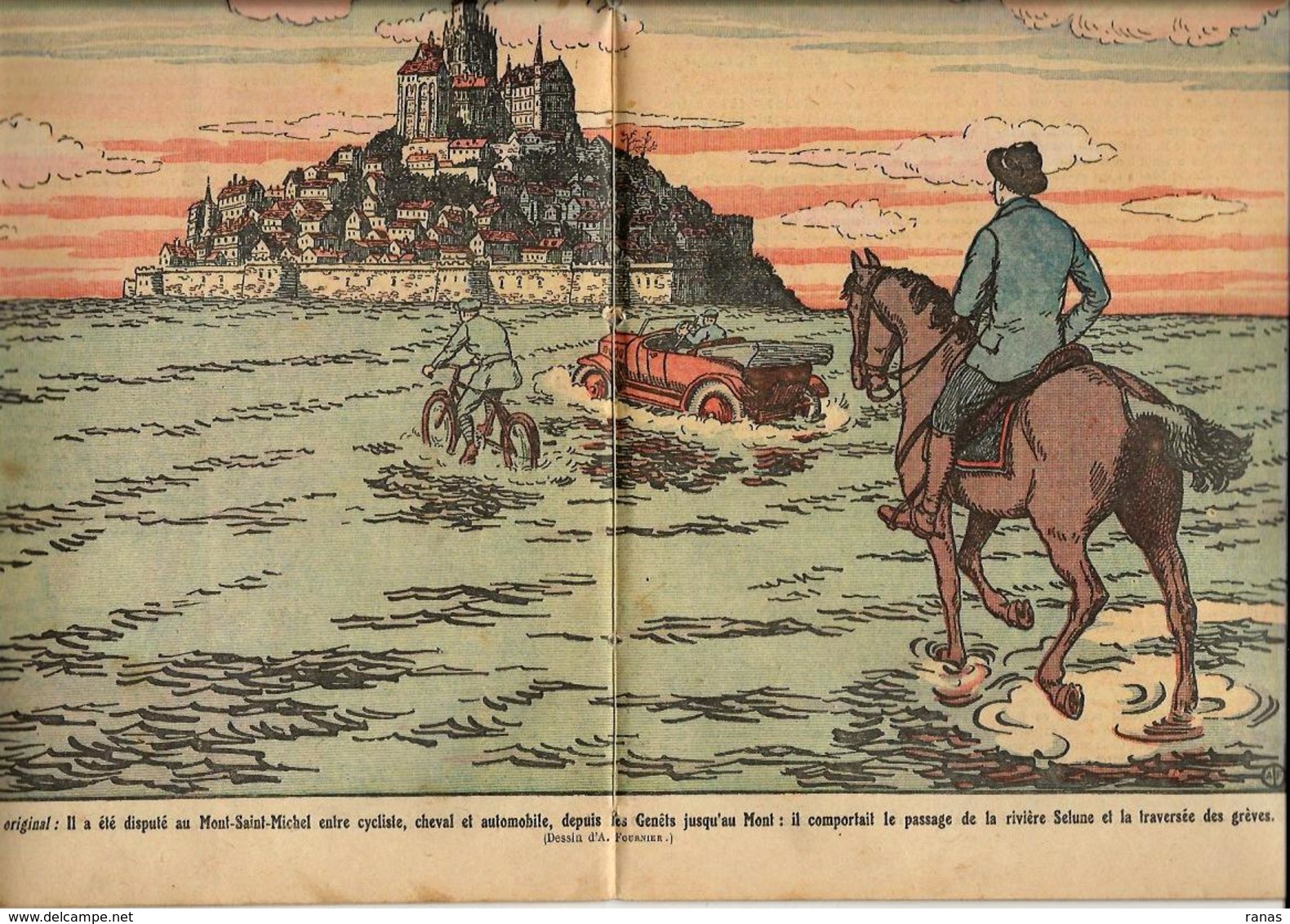 Le Mont Saint Michel Revue Le Pélerin N° 2528 De 1925 - Other & Unclassified