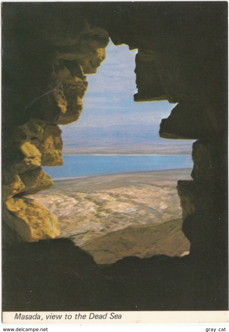 Israel, Masada, View To The Dead Sea, Unused Postcard [21649] - Israel