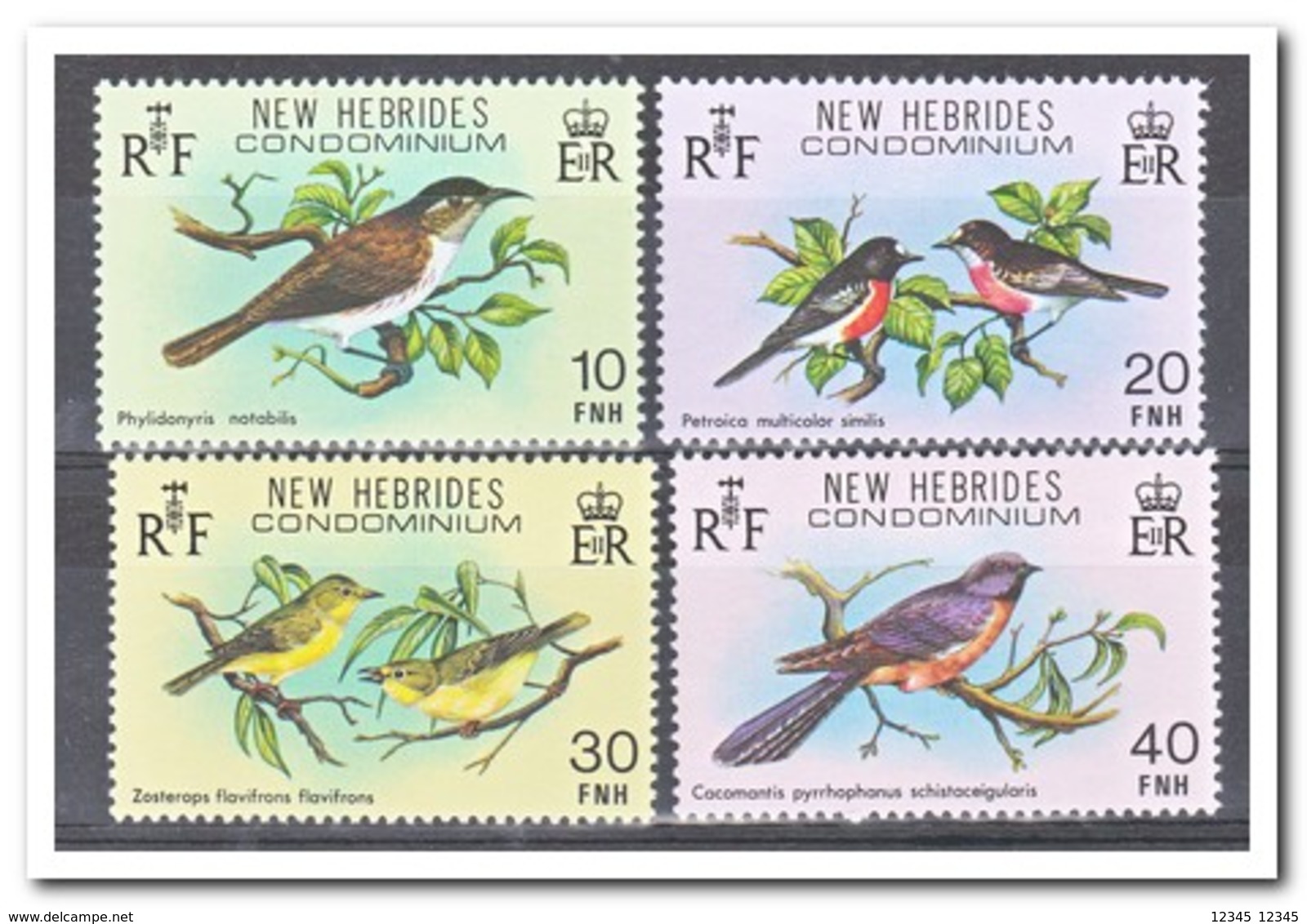 Nieuwe Hebriden 1980, Postfris MNH, Birds - Nuevos