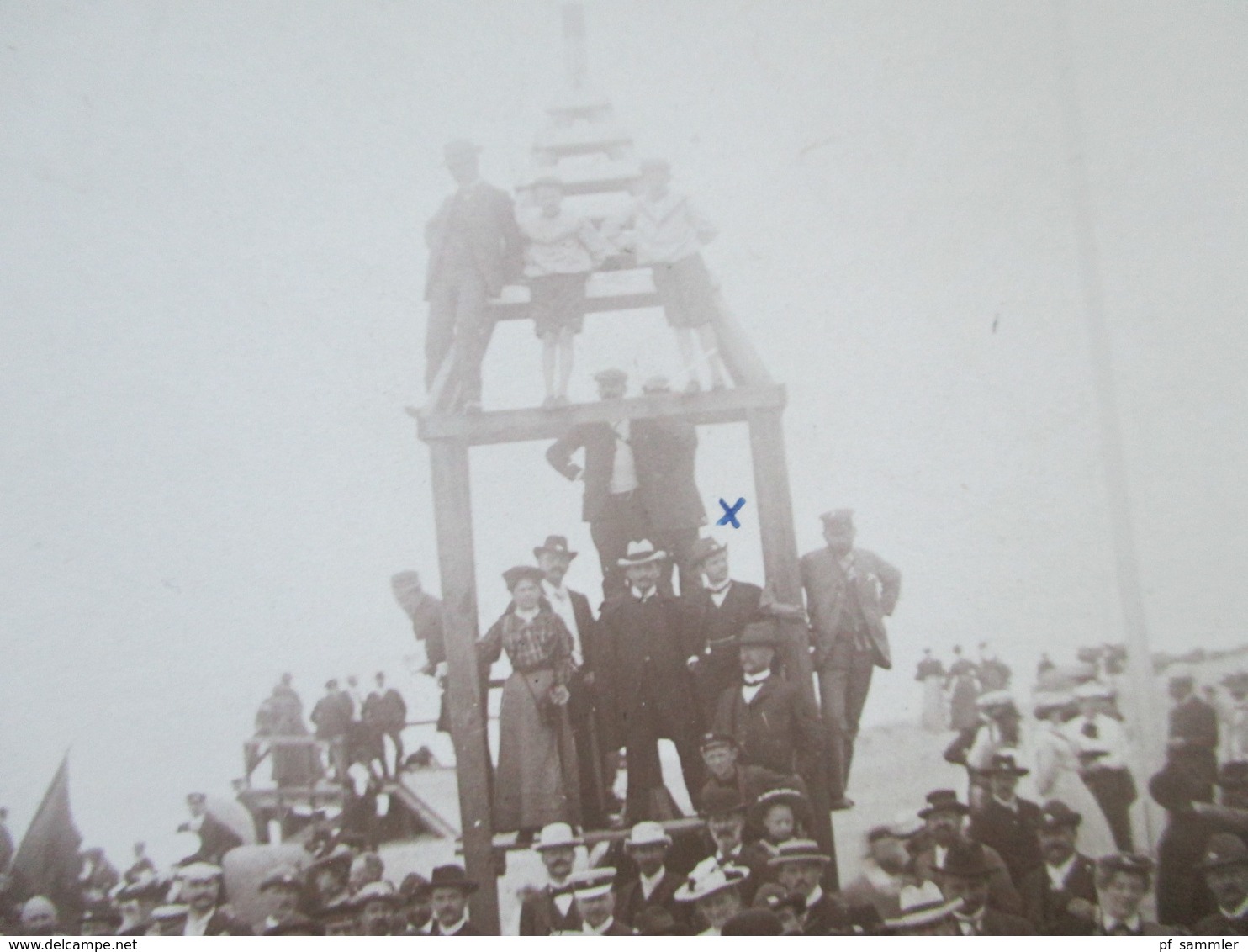 Original Großes Foto Um 1910 ?! Größe 29x20cm Strand / Ruderboote Auswanderer Nach Chile Und Brasilien. Gruppenfoto - Krieg, Militär