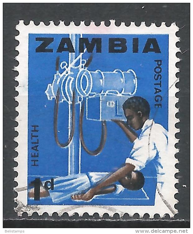 Zambia 1964. Scott #5 (U) X-Ray Technician - Zambie (1965-...)