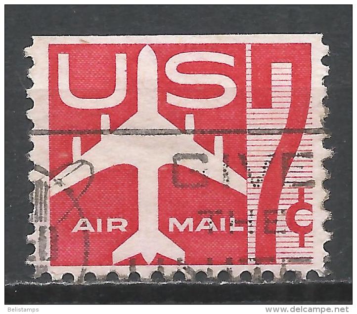 United States 1960. Scott #C60a (U) Silhouette Of Jet Airliner * - 2a. 1941-1960 Oblitérés