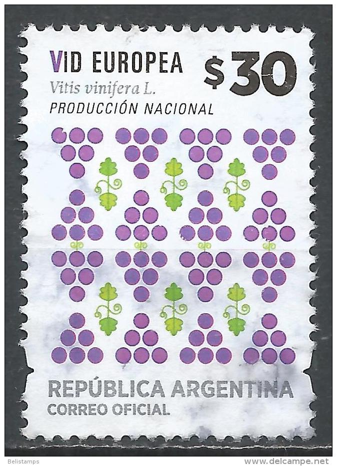 Argentina 2016. Scott #2791 (U) Fruit's Vitis Vinifera * - Oblitérés