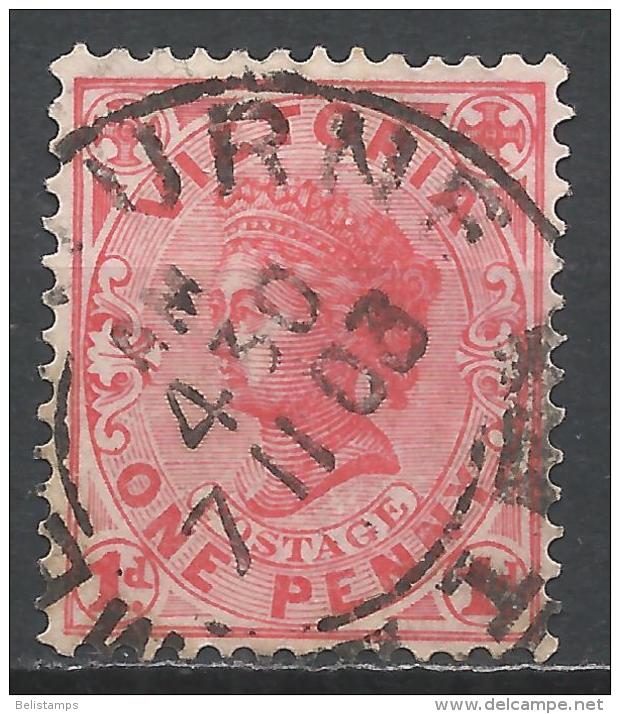 Australian States-Victoria 1901. Scott #194a (U) Queen Victoria - Oblitérés