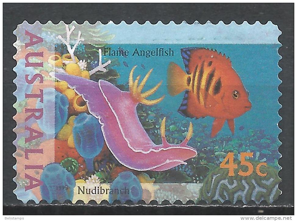 Australia 1995. Scott #1466 (U) Flame Angelfish - Oblitérés