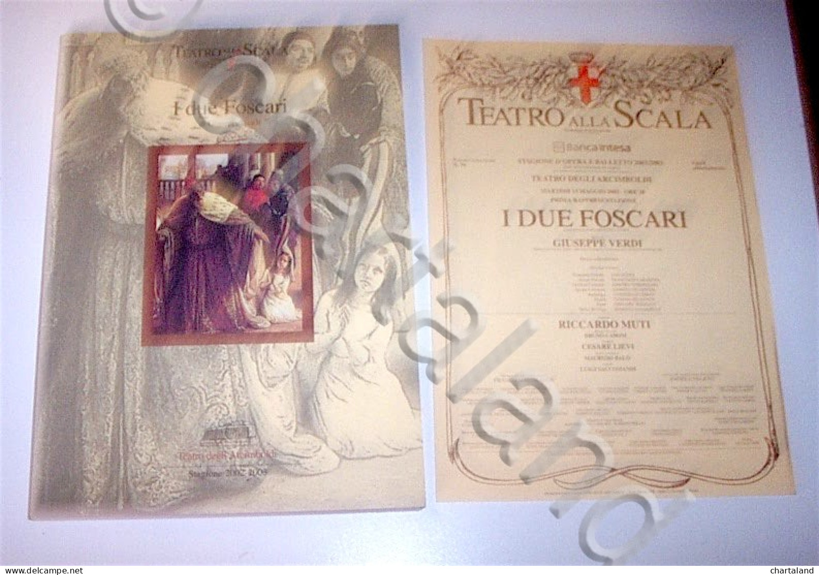 Musica Libri - Libretto Opera I Due Foscari Verdi Teatro Scala St. 2002/2003 - Altri & Non Classificati