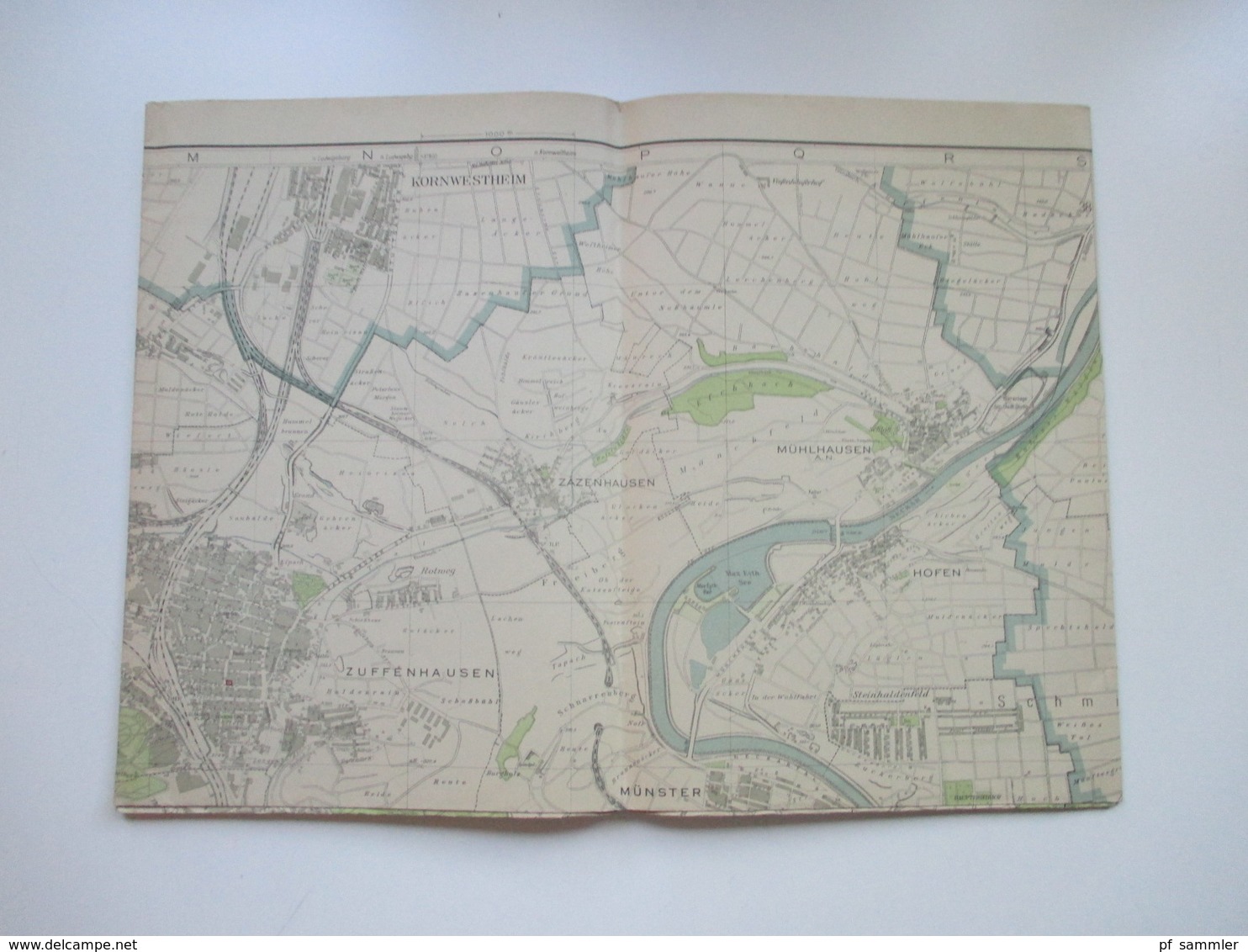 Amtlicher Plan Der Stadt Der Auslandsdeutschen Stuttgart 1944 Nur Für Den Dienstgebrauch / Stadtmessungsamt Rar - Topographische Kaarten