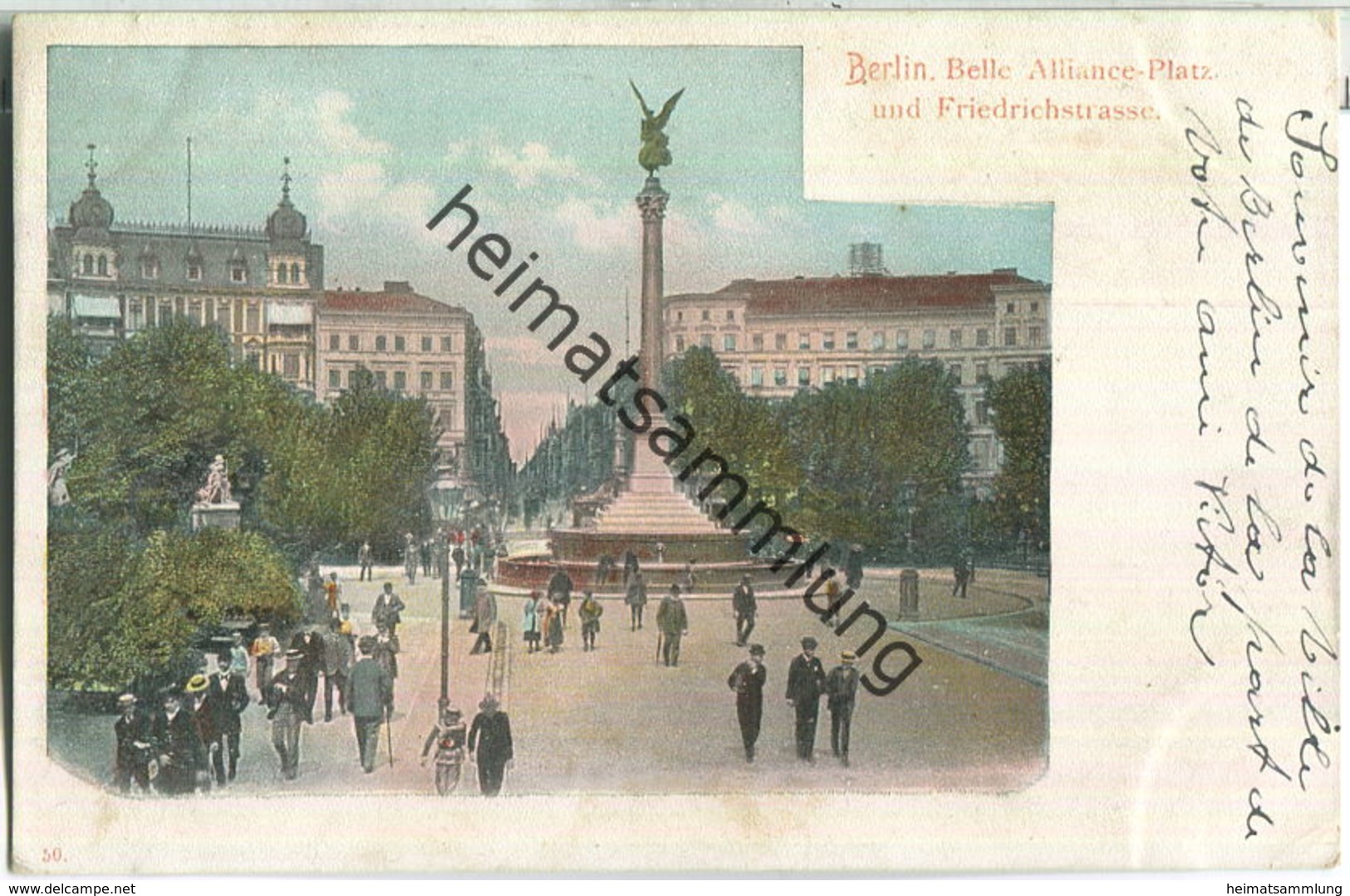 Berlin - Belle Alliance-Platz Und Friedrichstrasse Ca. 1900 - Kreuzberg