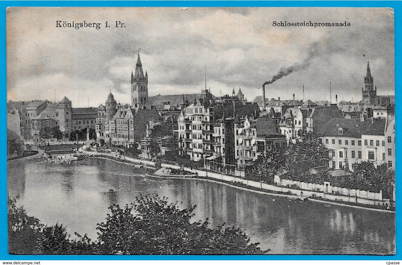 CPA AK Allemagne KÖNIGSBERG Ostpreussen - Schlossteichpromenade (kaliningrad) ° H.K.i.K. - Ostpreussen