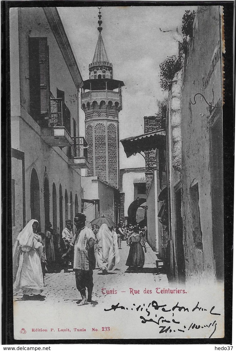 Tunisie - Tunis - Rue Des Teinturiers - Tunisie