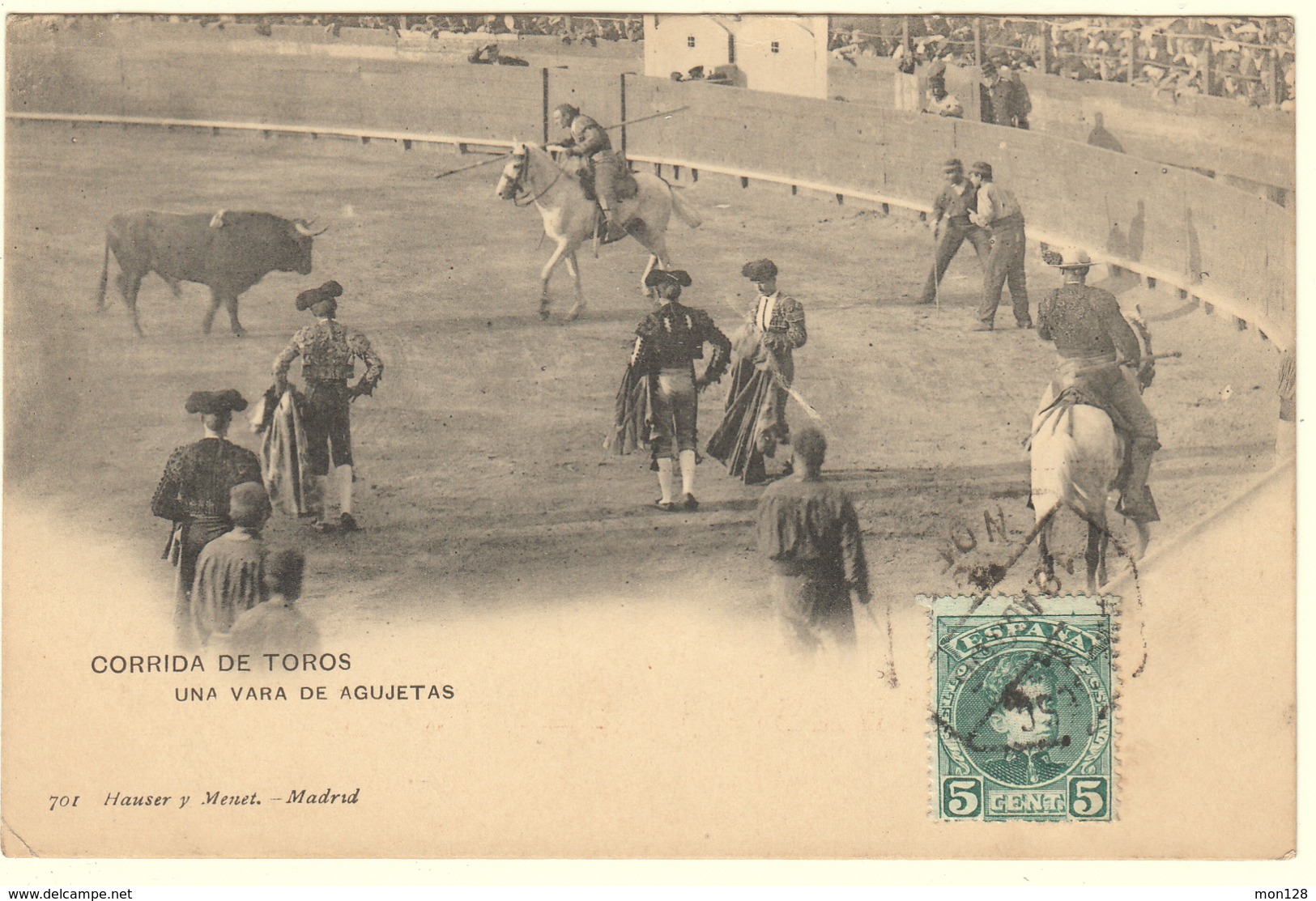 ESPAGNE MADRID - CORRIDA DE TOROS - UNA VARA DE AGUJETAS - Corrida