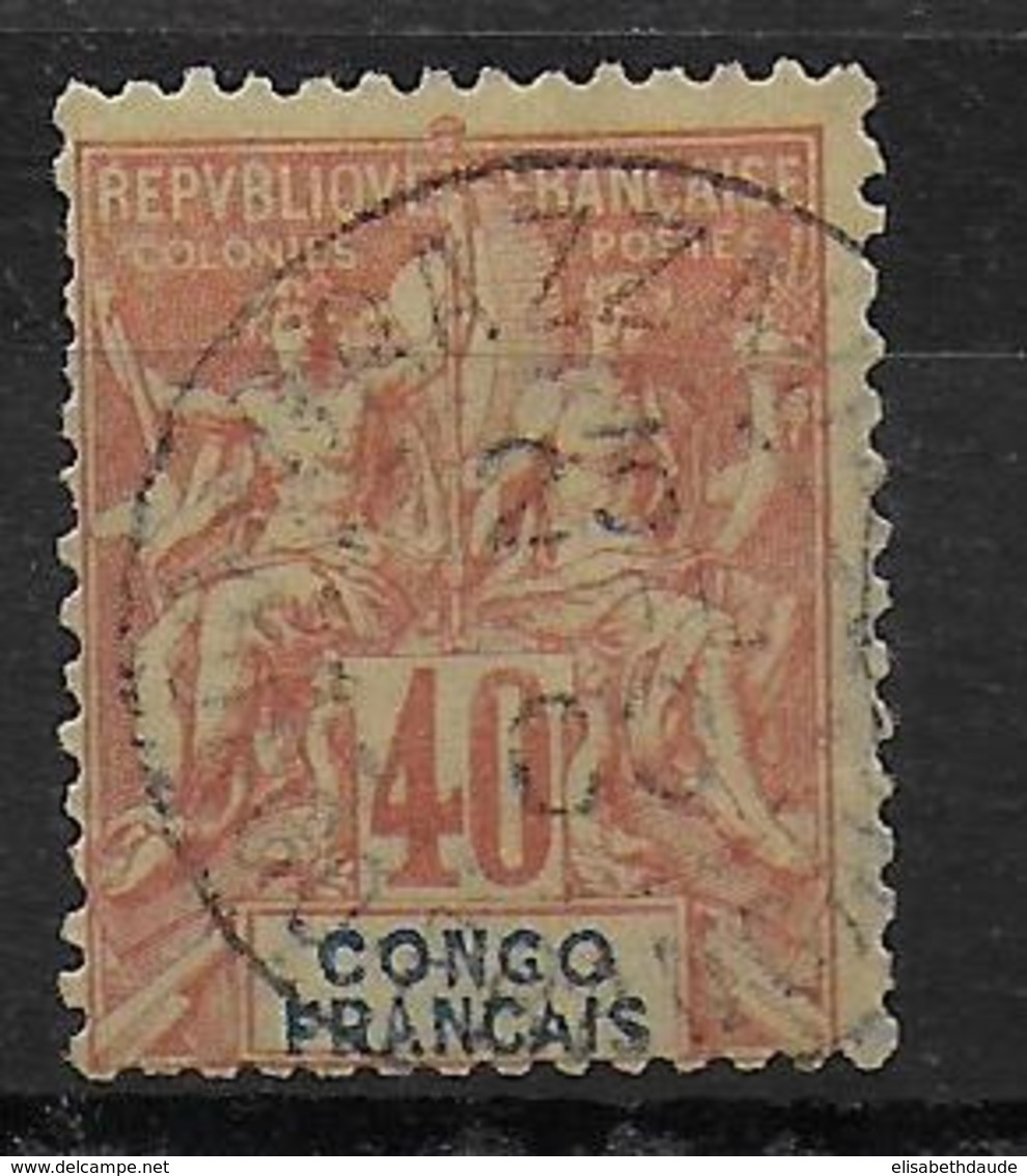 CONGO - YT 21 OBLITERE BRAZZAVILLE - COTE = 45 EUR. - Used Stamps