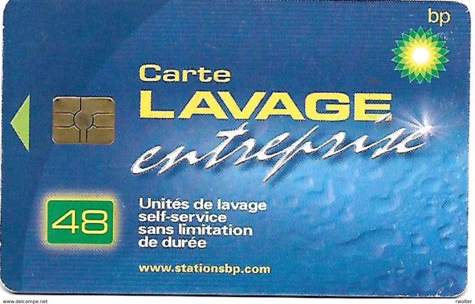 @+ Carte De Lavage BP Tres Rare - 48 UNITES - Entreprise - Autowäsche