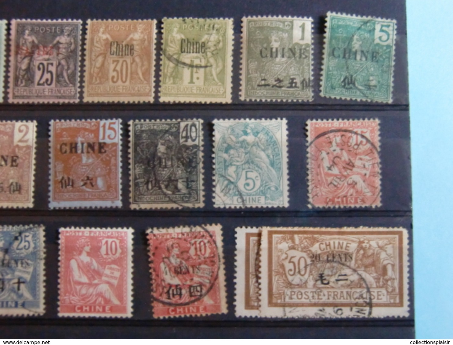 COLONIES FRANCAISES LIQUIDATION 140 TIMBRES CLASSIQUES