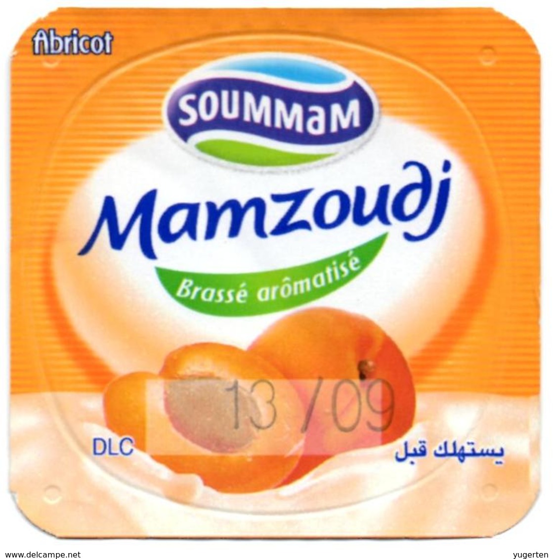Opercule Cover Yaourt Yogurt " Soummam " MAMZOUDJ Abricot Apricot Yoghurt Yoghourt Yahourt Yogourt - Opercules De Lait