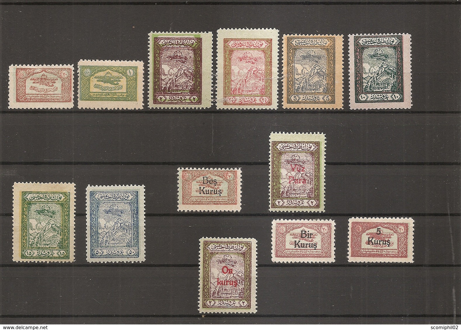 Turquie - Timbres De Bienfaisance Pour La Poste Aérienne ( Lot De Timbres Divers Différents X -MH) - Charity Stamps