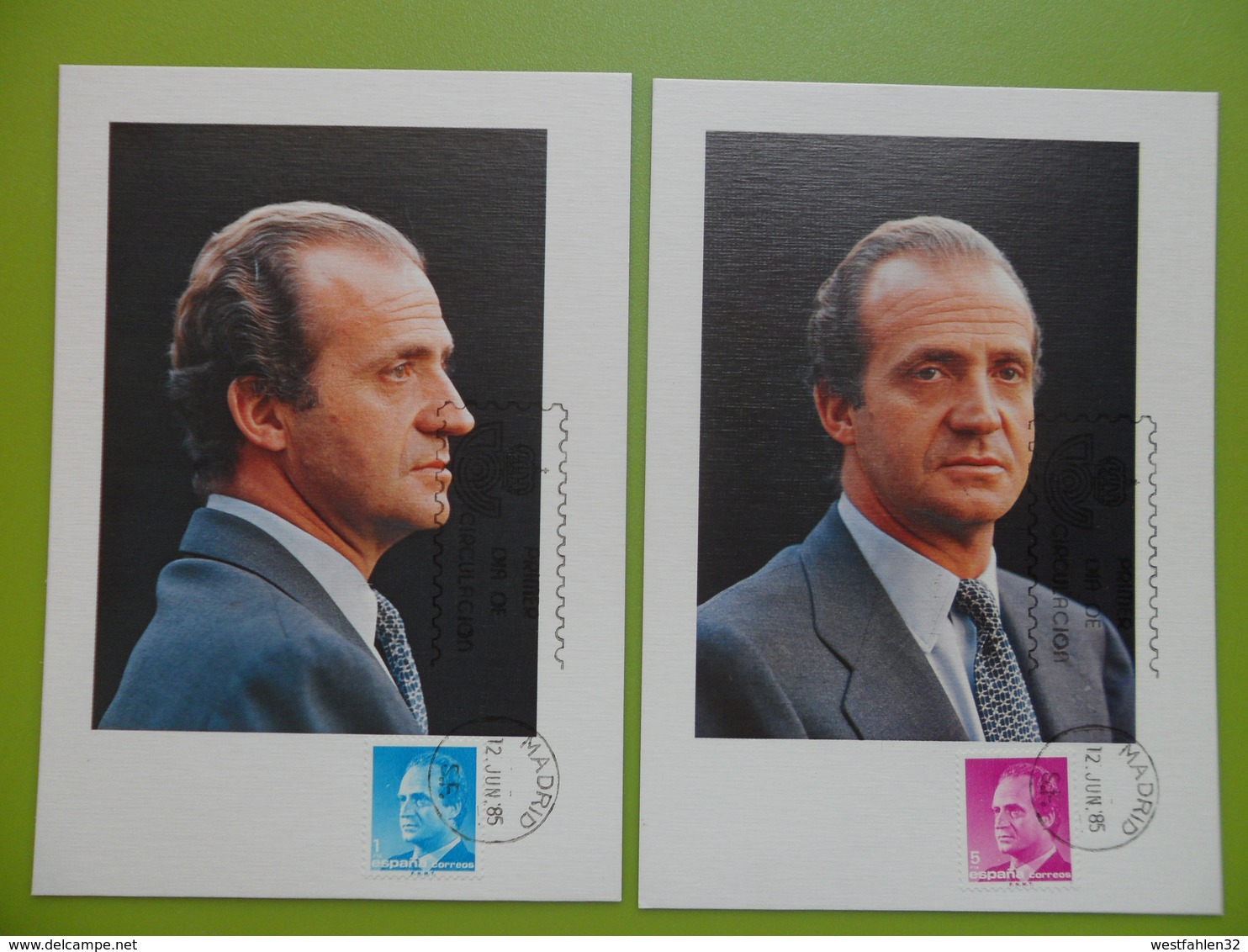 1985-MAXIMA--SERIE COMPLETA-S.M. DON JUAN CARLOS I-8 TARJETAS - Maximum Kaarten