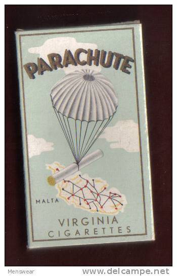 PARACHUTE  MALTA  PACKET CIGARETTES - 1940 VERY RARE - - Empty Cigarettes Boxes