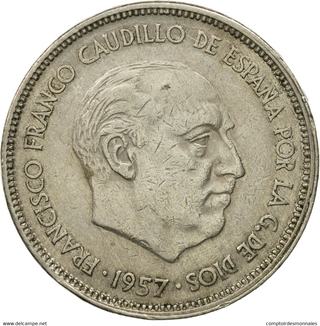 Monnaie, Espagne, Caudillo And Regent, 25 Pesetas, 1964, TB+, Copper-nickel - 25 Pesetas