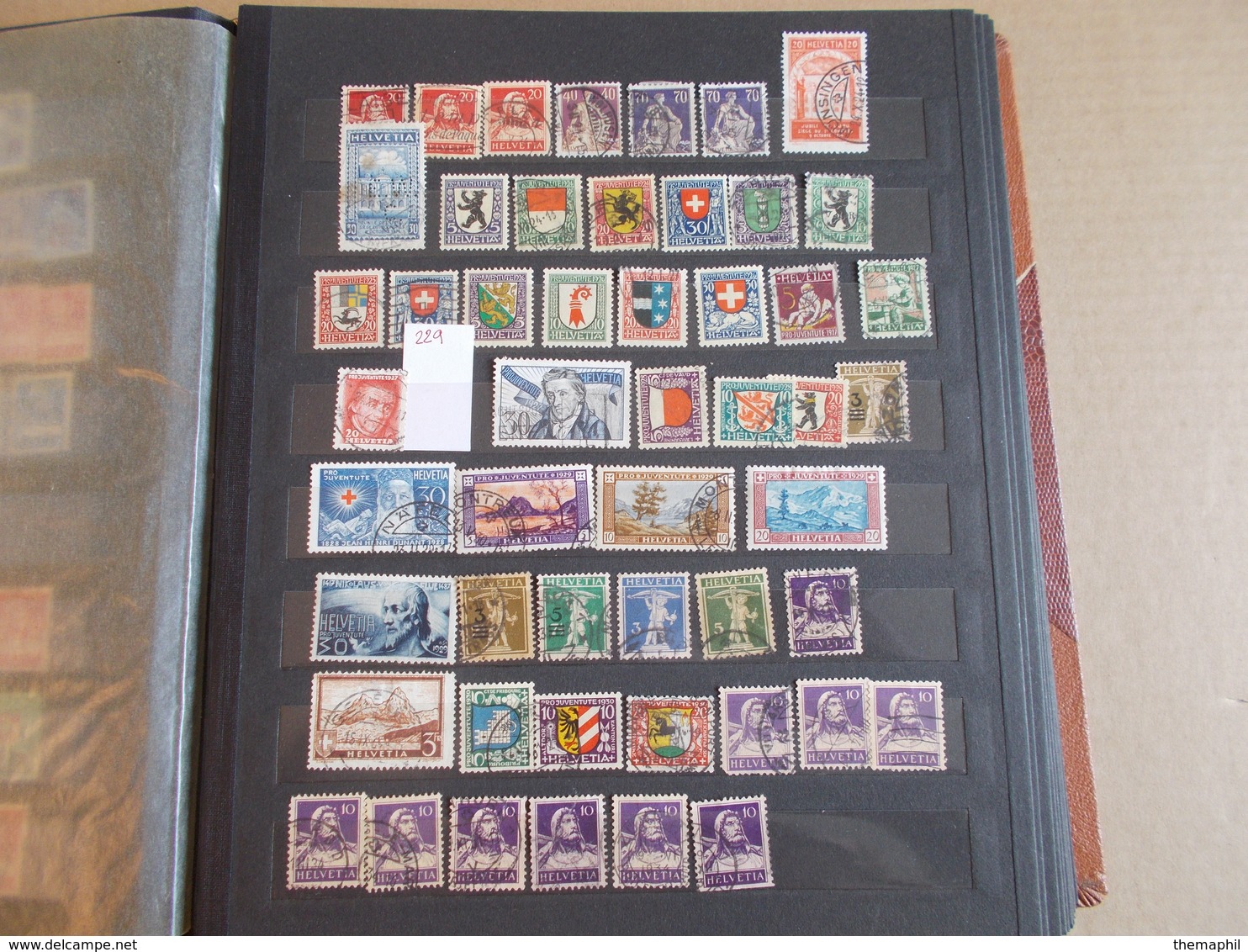 Lot N° 17 Un Classeur De Suisse Obl. La Plupart  / ATTENTION PAS DE PAYPAL. Bien Lire L'annonce - Collections (with Albums)