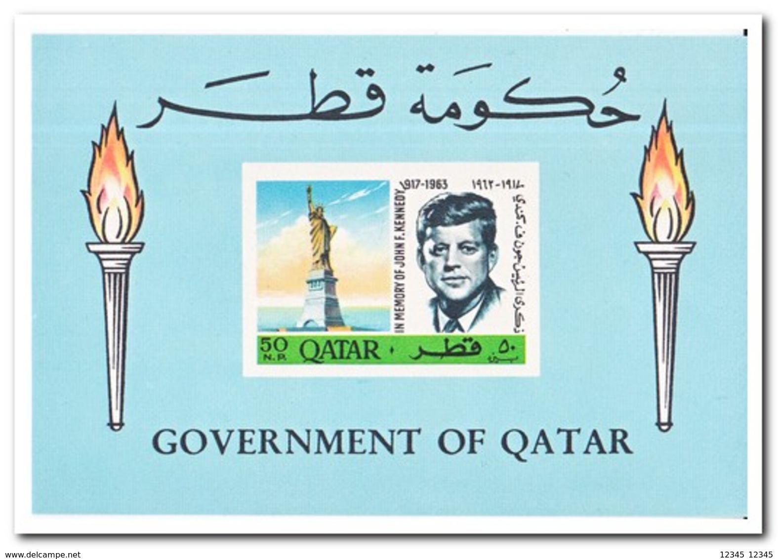 Qatar 1966, Postfris MNH, John F. Kennedy - Qatar