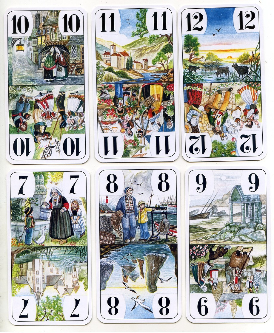 Jeu de TAROT NEUF REGION DE FRANCE ALSACE BOURGOGNE BRETAGNE PROVENCE