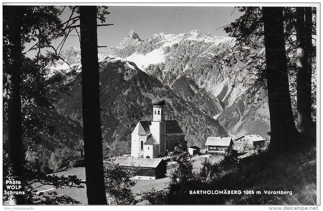 AK 0003  Bartholomäberg - Photo Wolf Um 1958 - Schruns