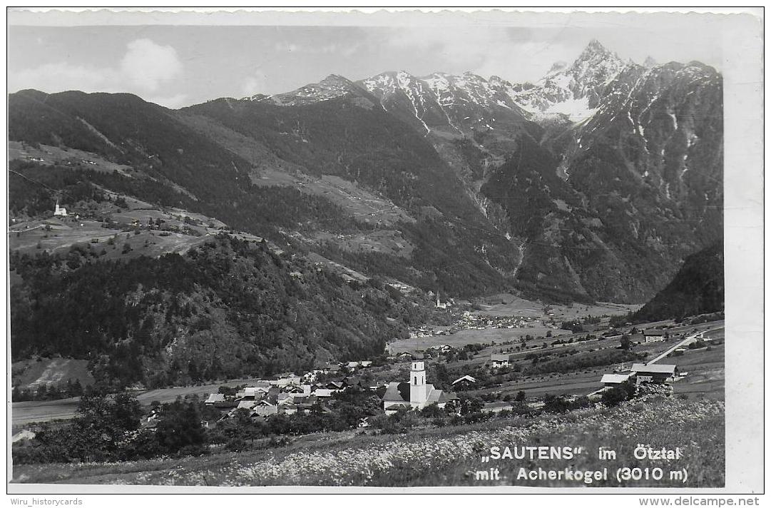 AK 0003  Sautens Im Oetztal Mit Acherkogel Um 1957 - Oetz