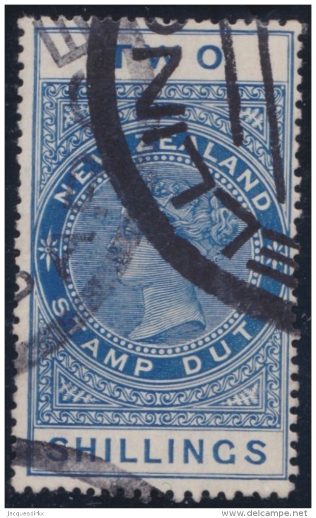 NZ    .     YVERT    . Taxe      5 (  2 Scans )     .        O  .         Cancelled      .   /   .      Gebruikt - Postal Fiscal Stamps