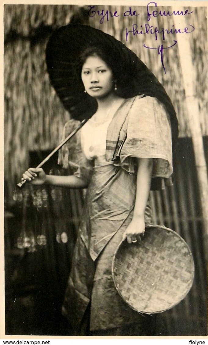 Philippines - Carte Photo - Asie Ethnic - Type De Femme - Ethno Ethnique - AA46 - Philippines