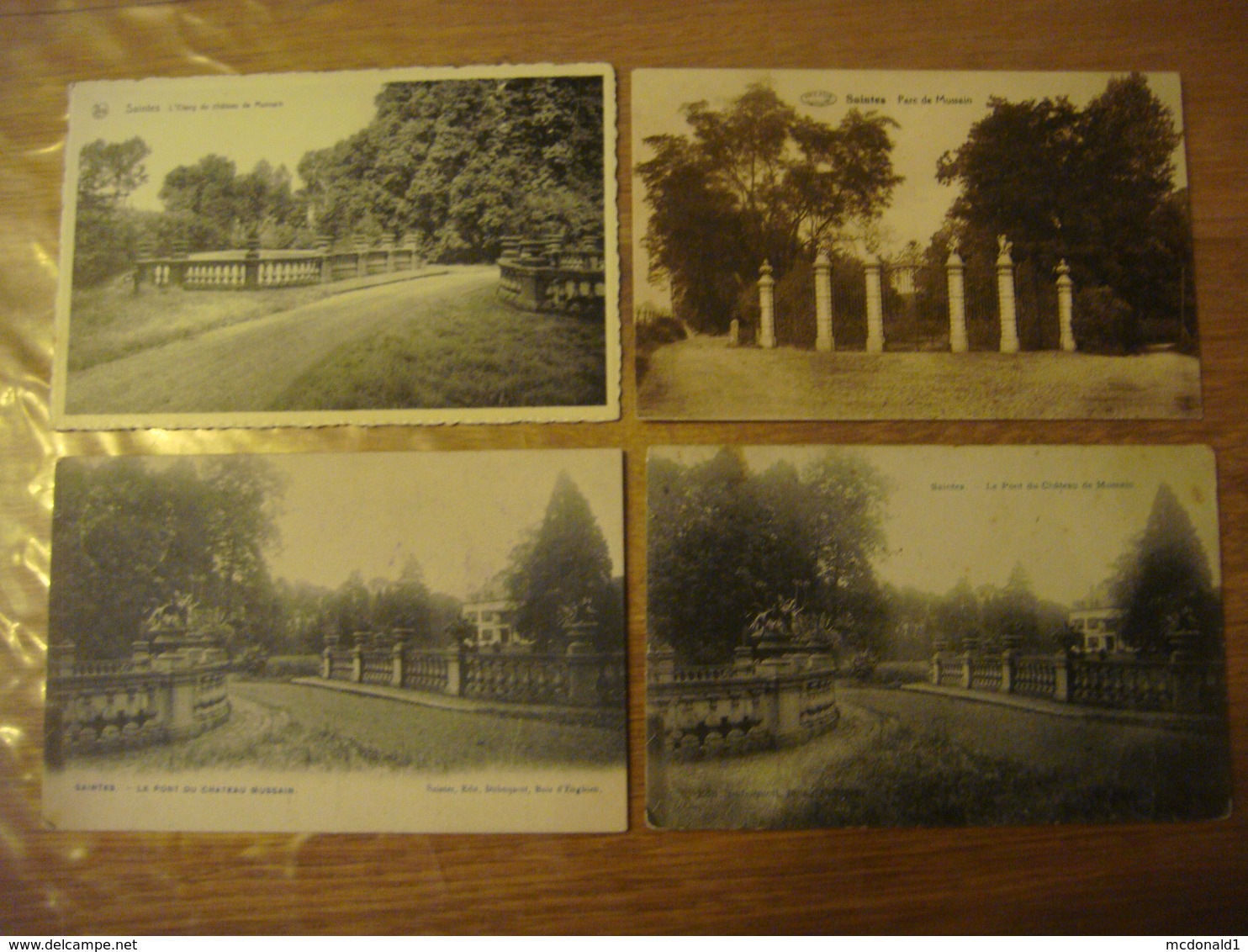 Lot De 8 Cartes De SAINTES ( Tubize ) --- Château De Mussain - Tubize