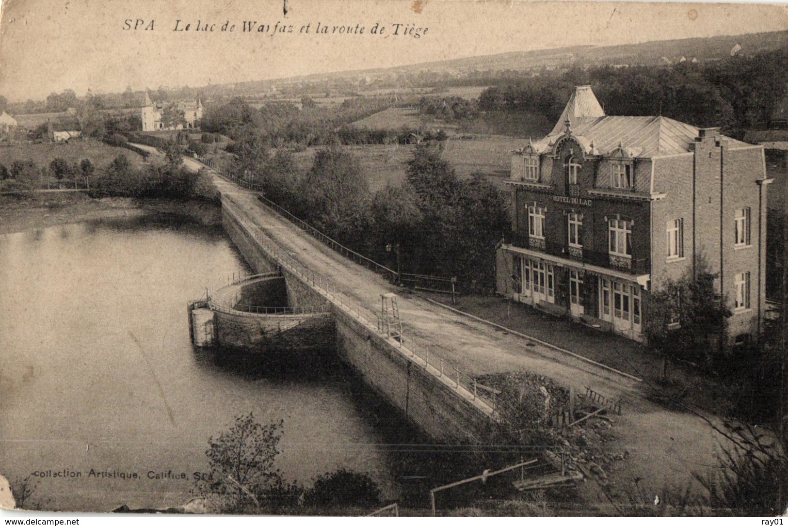 BELGIQUE - LIEGE - SPA - Le Lac De Warfaz Et La Route De Tiège. - Spa