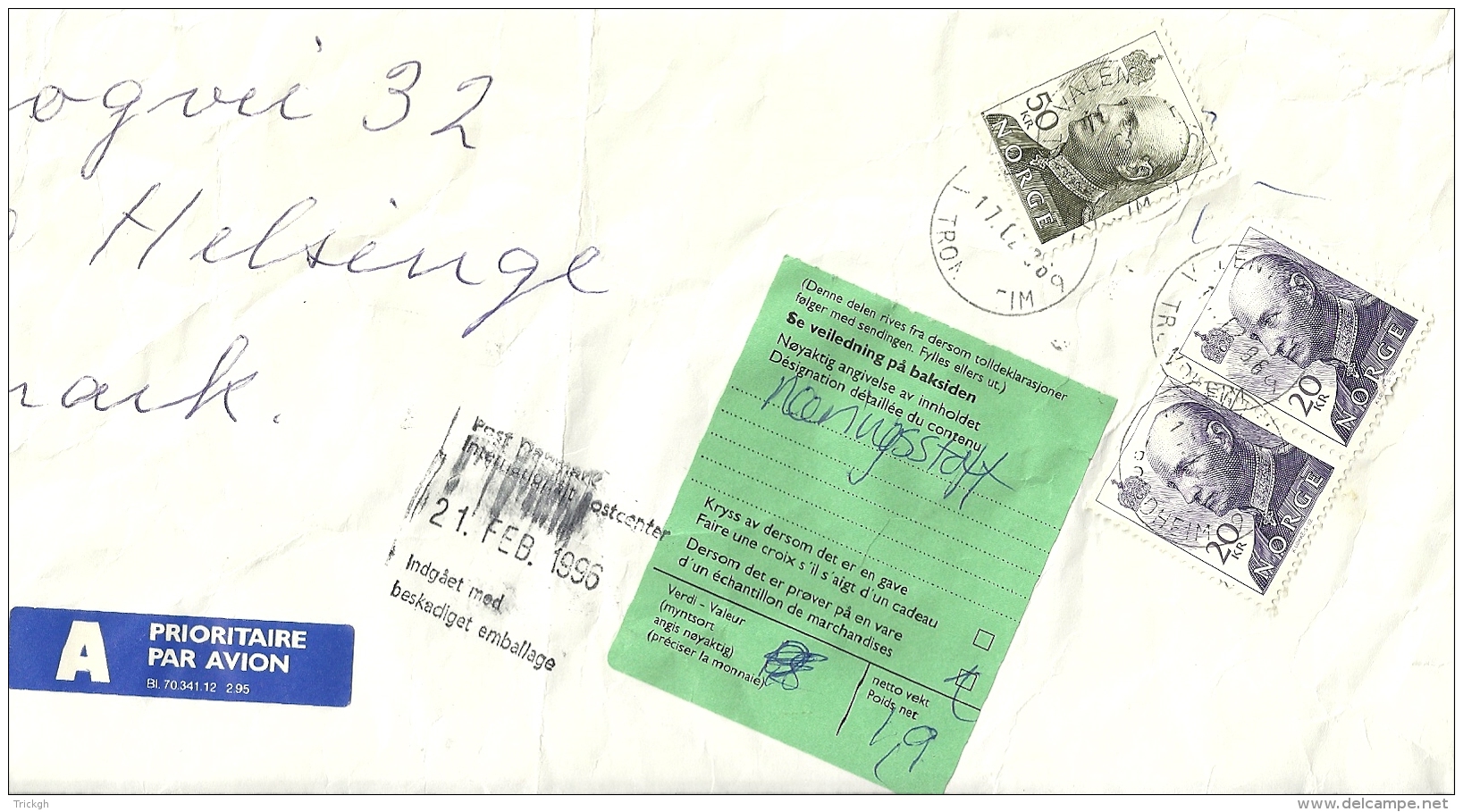 Norge 1996 / Fragment - Lettres & Documents