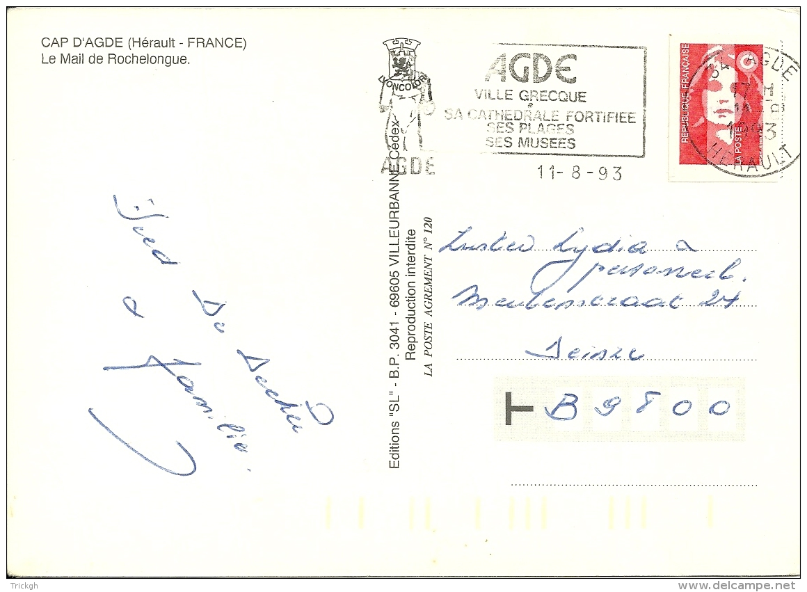 France 1993 Agde &gt;&gt; Deinze - Archeologie