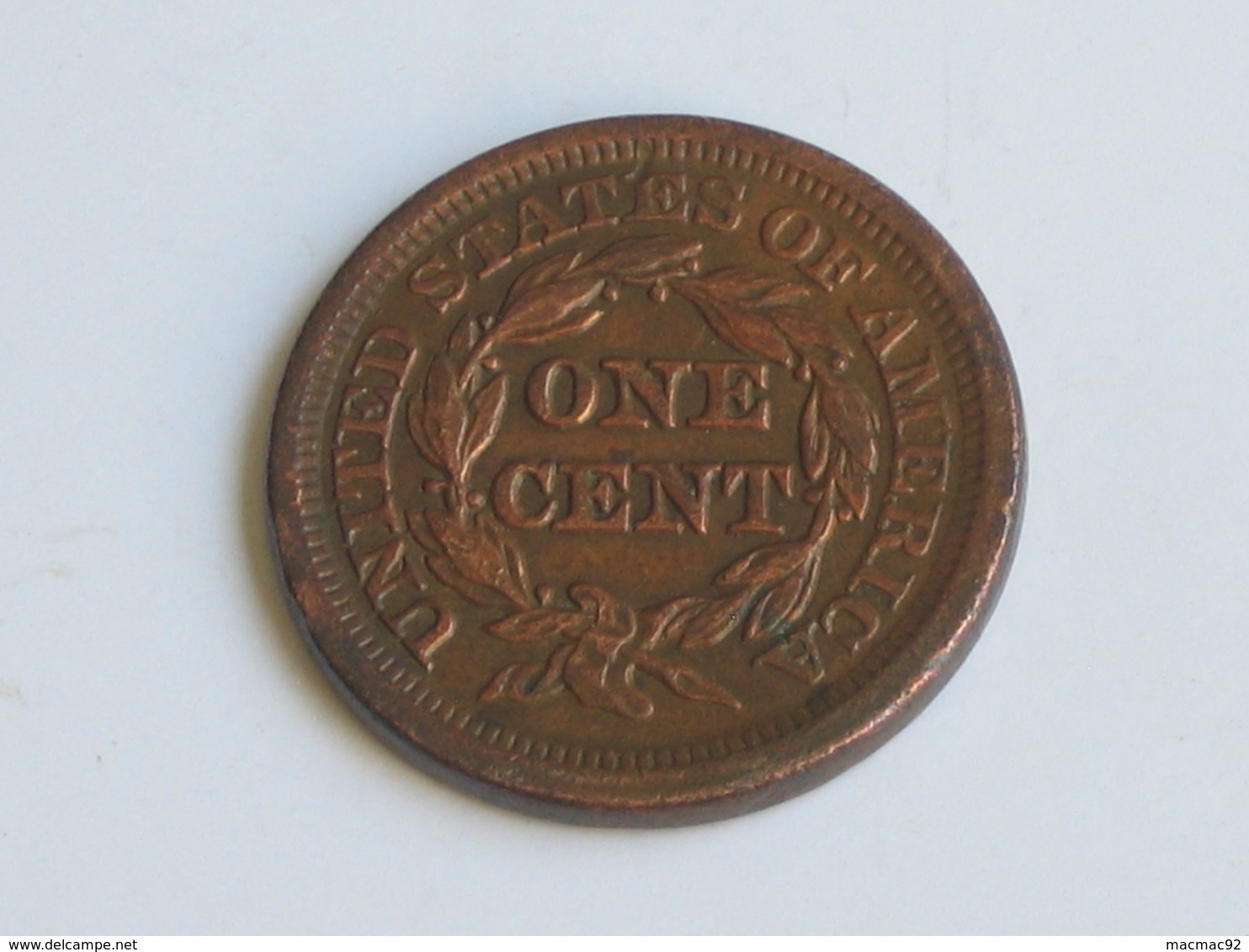 1 Cent 1851 Braided Hair Cent - United States Of AMERICA - Etats-unis - USA  *** EN ACHAT IMMEDIAT  *** - 1840-1857: Braided Hair (Cheveux Tressés)