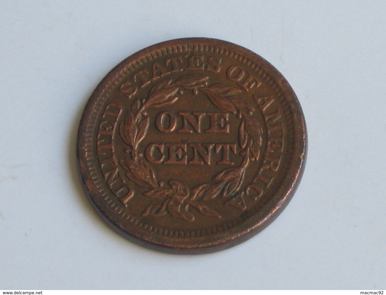 1 Cent 1851 Braided Hair Cent - United States Of AMERICA - Etats-unis - USA  *** EN ACHAT IMMEDIAT  *** - 1840-1857: Braided Hair