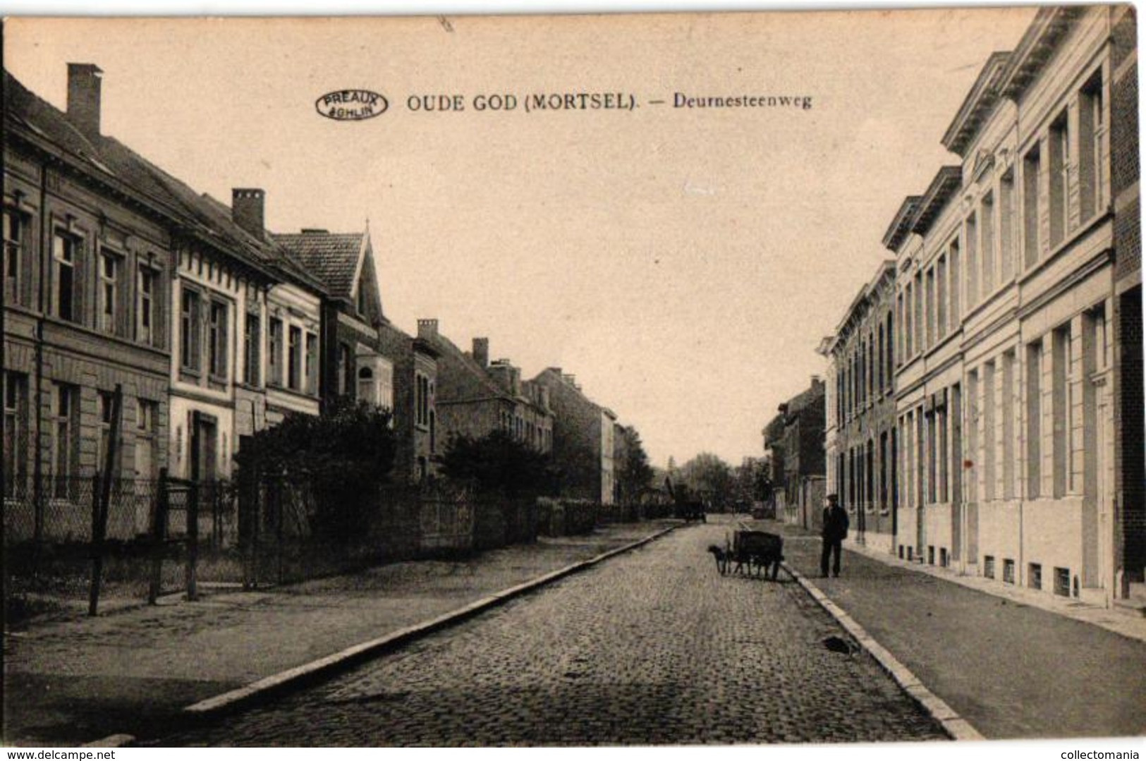 1 Oude Postkaart  MORTSEL   Oude God     Deurnesteenweg   Uitg.Theys De Saeger - Mortsel