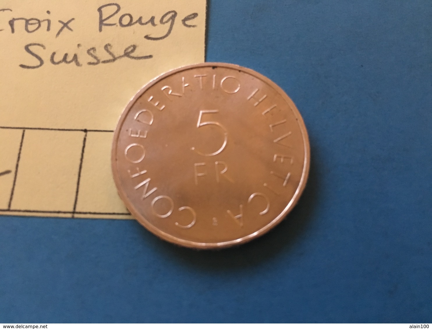 5 FRANCS SUISSE  1963 - CROIX ROUGE SUISSE - MONNAIE ARGENT SUPERBE - Vrac - Monnaies