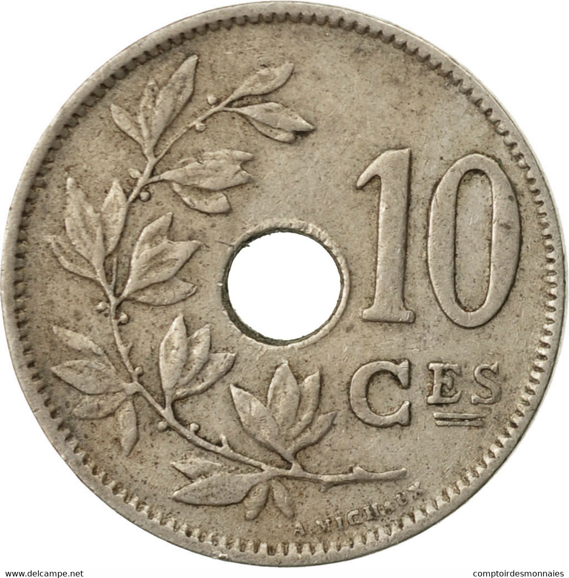 Monnaie, Belgique, 10 Centimes, 1927, TB, Copper-nickel, KM:85.1 - 10 Centimes