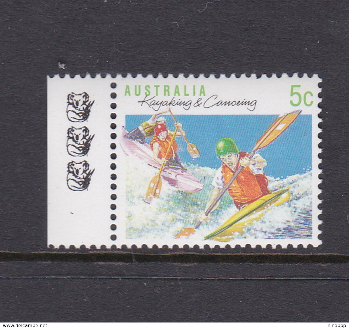 Australia ASC 1227c 1990 Sports 5c Kayaking 3 Koalas,mint Never Hinged - Proofs & Reprints