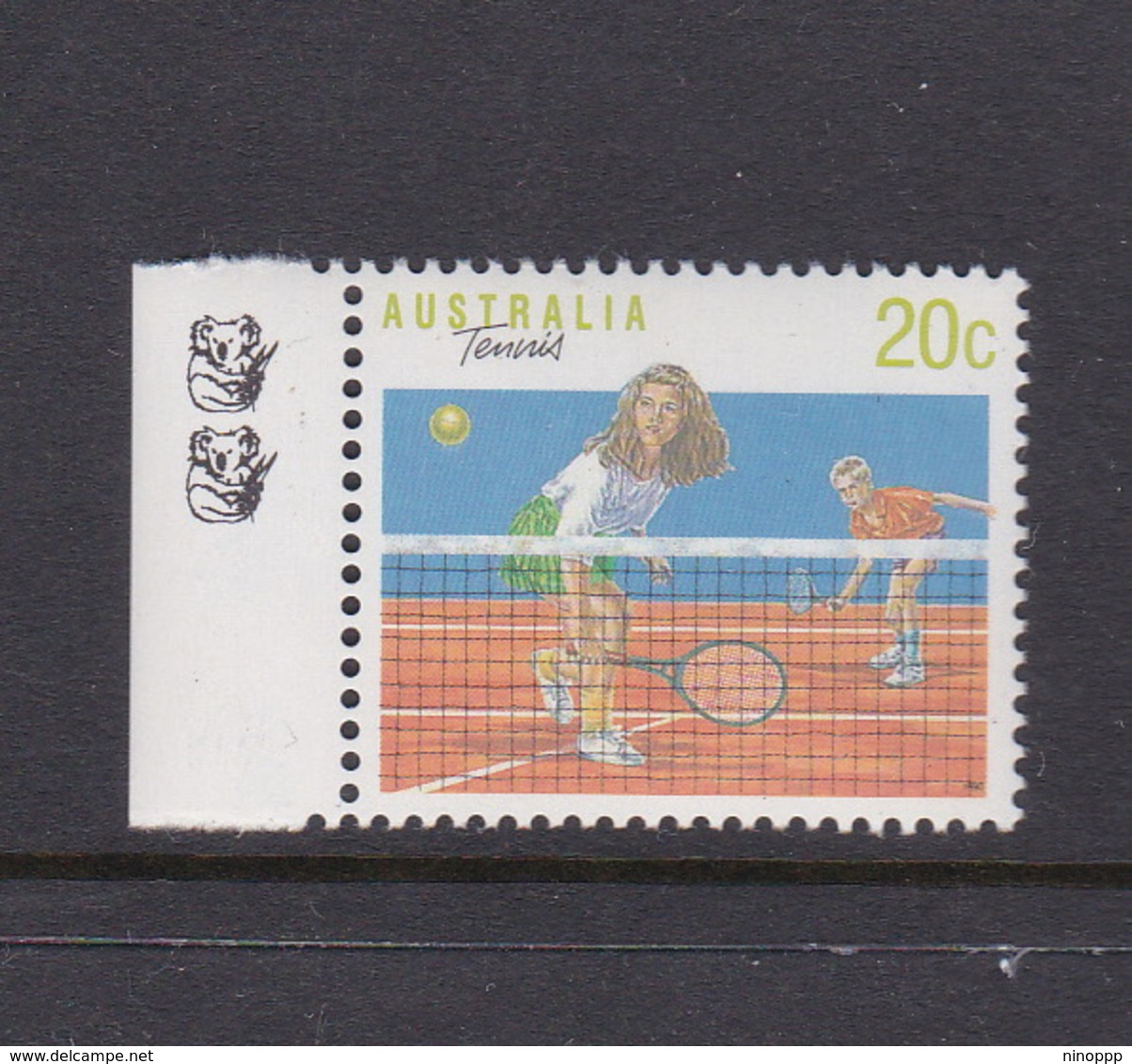 Australia ASC 1229b 1990 Sports 20c Tennis 2 Koala,mint Never Hinged - Ensayos & Reimpresiones