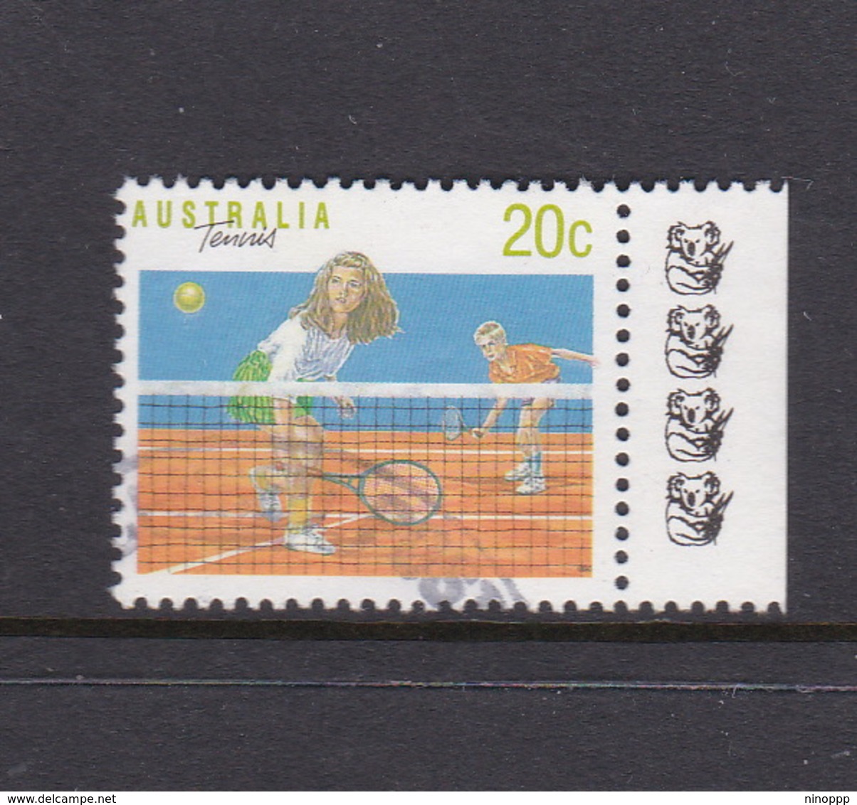 Australia ASC 1229d 1990 Sports 20c Tennis 4 Koalas,used - Essais & Réimpressions