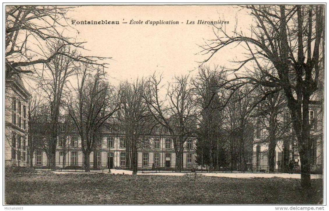 5KN 549 CPA - FONTAINEBLEAU - ECOLE D' APPLICATION - Fontainebleau